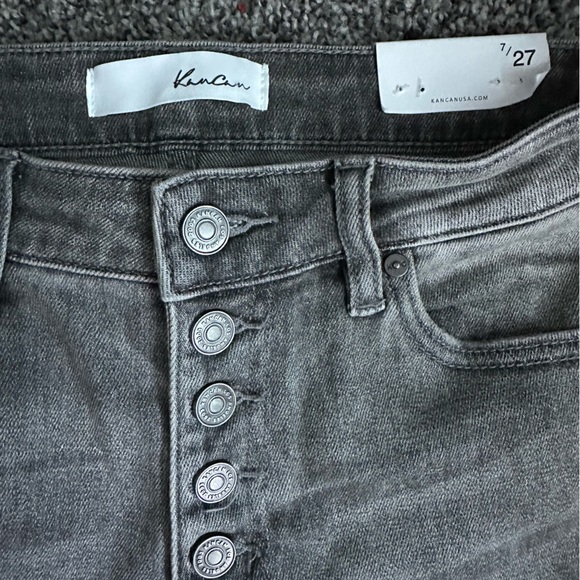 Kancan High Rise Slim Straight Leg - Picture 2 of 12